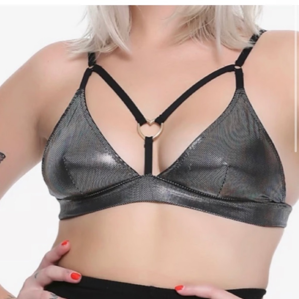 Hot Topic Iridescent Sexy Bra Size Small